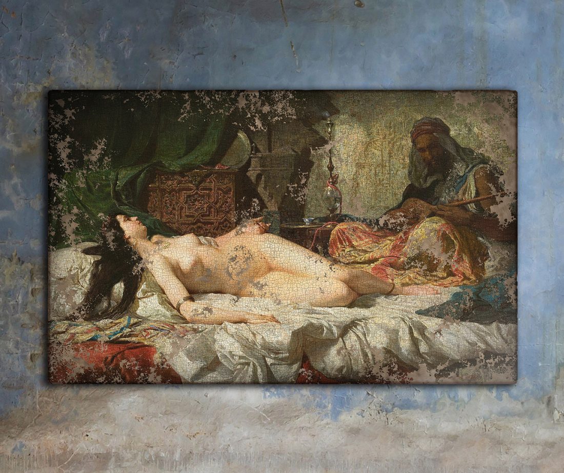 slika Odalisque, Maria Fortuny