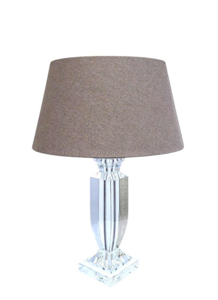 Lampa Crystal Grey Linen 01