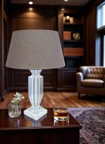 Lampa Crystal Grey Linen 9