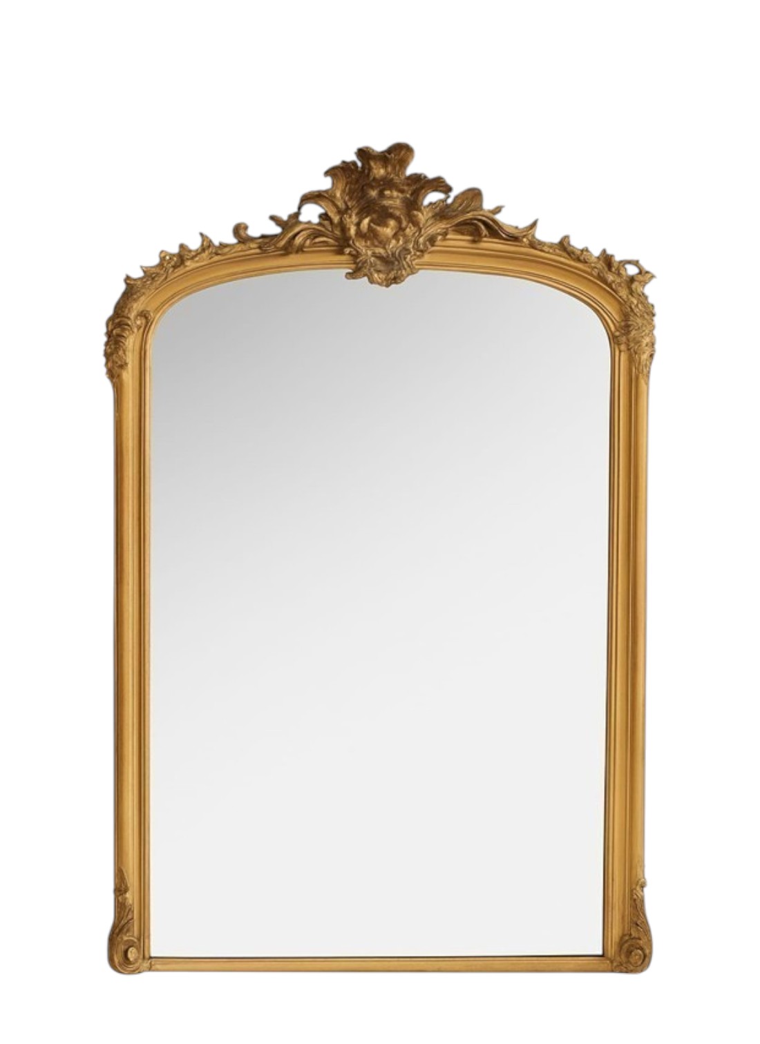 Pozlaćeno kaminsko ogledalo Louis XV 19.st. 1