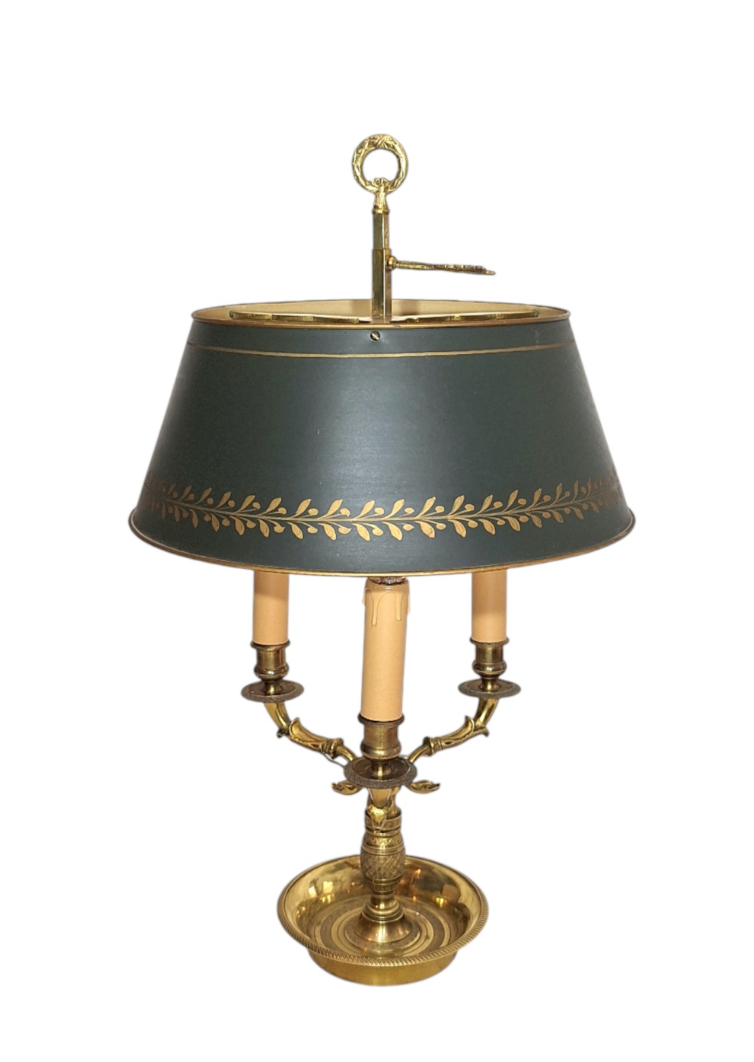 Lampa bouillotte tamnozelena mat L 1