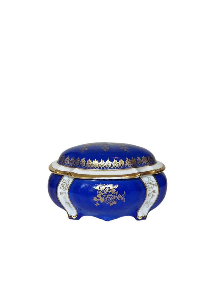 Kobaltnoplava porculanska posuda za nakit 1
