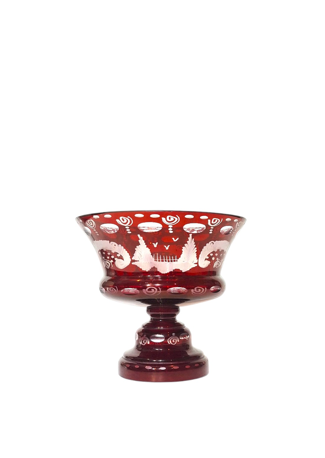 Kompotijera Bohemian Ruby 1