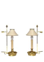 Lampa bouillotte s krem sjenilom 5