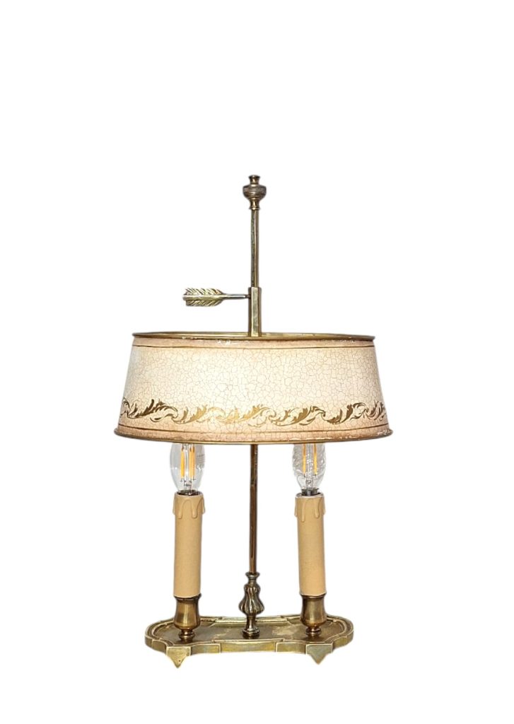 Lampa bouillotte s ovalnim krem sjenilom S 1