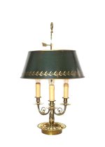 Lampa bouillotte s tamnozelenim sjenilom L 111