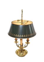 Lampa bouillotte s tamnozelenim sjenilom L 222