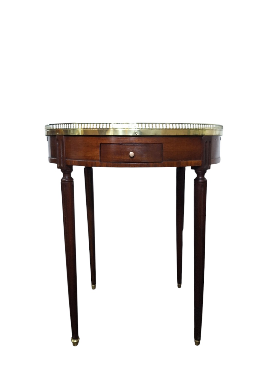 Stolić bouillotte s bijelim mramorom 1