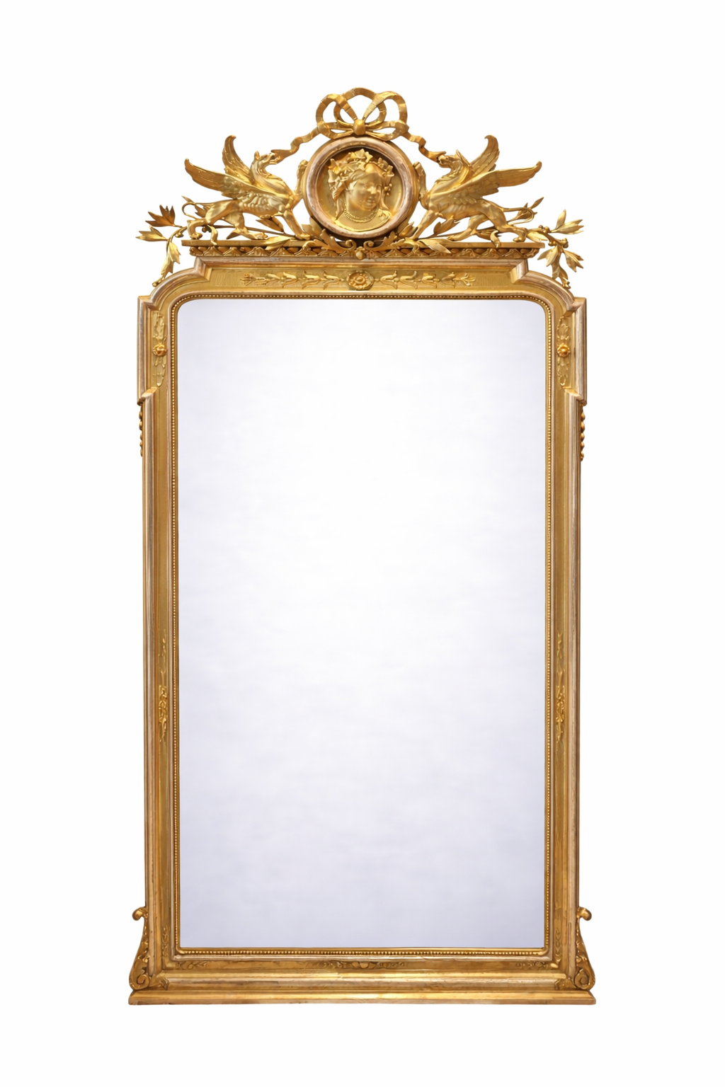 Ogledalo s grifonima Empire Revival